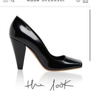 Forever 21 Black Sexy 4inch patent heels